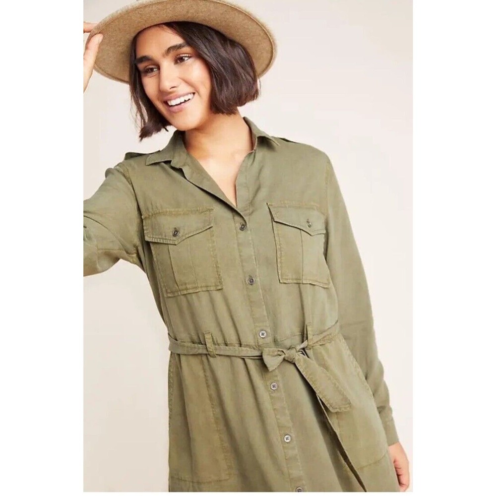 Cloth & Stone by Anthropologie Eryn Utility Shirtdress size XXS